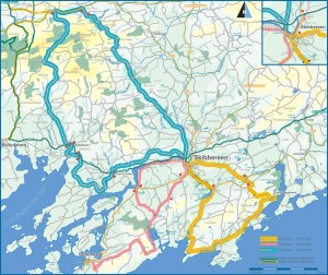 Skibbereen cycling map