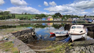 Boats in the harbour of Bantry town