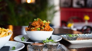Bowl of buffalo wings in the Algiers Inn, Baltimore