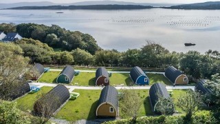 Birdseye view of Berehaven glamping pods