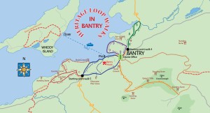 Bantry heritage loop walks map