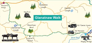 Glanataw walk map