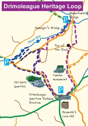 DRimoleague Heritage loop map